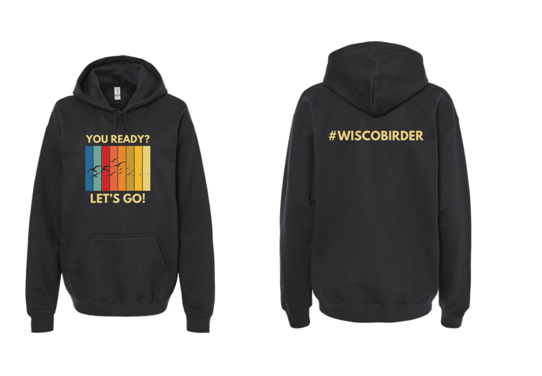 Black Vintage Logo Hoodie